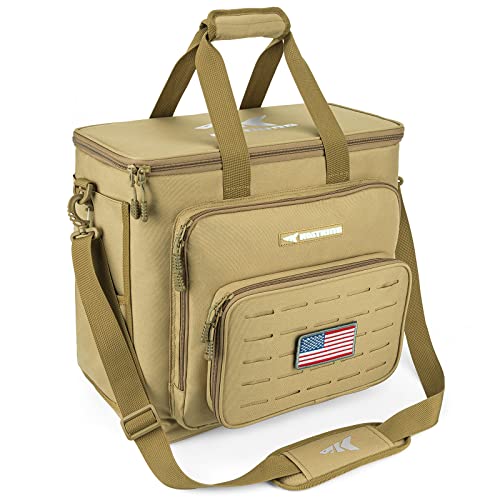 KastKing Karryall Fishing Tackle Bags for Saltwater or Freshwater Fishing  Water Resistant Material  Fishing Gear Storage  Medium Khaki