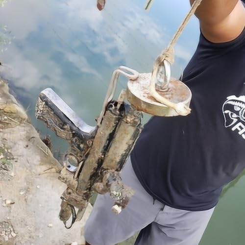 Magnet Fishing Kit,700lbs Single Sided Magnetic Fishing Kit with Rope