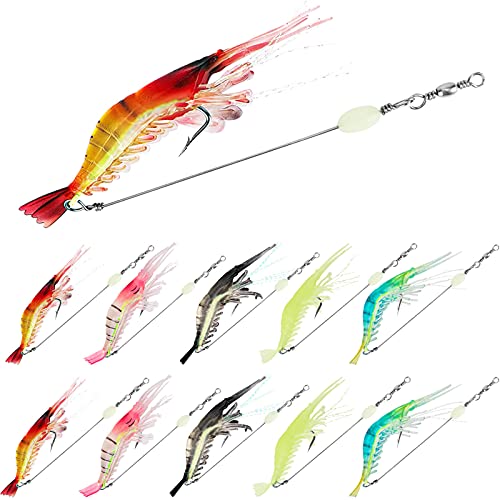 Saltwater Fishing Lures Shrimp Baits Set