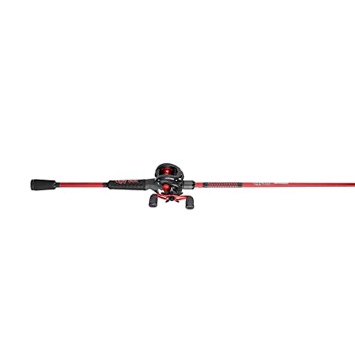 Carbon Low Profile Baitcast Reel and Fishing Rod Combo