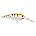2pcs Flicker Shad Jointed Crankbait, Red Tiger, 1/3 oz, 2 3/4in, 7'-9' Dive Depth