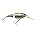 2pcs Flicker Shad Jointed Crankbait, Red Tiger, 1/3 oz, 2 3/4in, 7'-9' Dive Depth