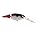 2pcs Flicker Shad Jointed Crankbait, Red Tiger, 1/3 oz, 2 3/4in, 7'-9' Dive Depth