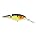 2pcs Flicker Shad Jointed Crankbait, Red Tiger, 1/3 oz, 2 3/4in, 7'-9' Dive Depth
