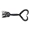 Double Tail Hula Grub Soft Plastic Fishing Bait w/ Free-flowing Rubber Tentacles