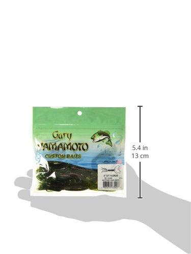 1pc 4" Double Tail Hula Grub Bait w/ Senko-style body & Free-flowing Tentacles - Soft Plastic Lure