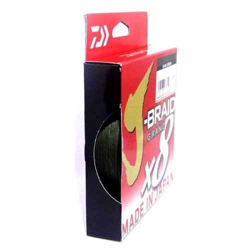 J-Braid Grand 8 X 300 YDS Filler Spool - Ultimate Braided Line and Abrasion Resistant - Spun with Izanas