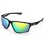 Polarized Sport Sunglasses for Men & Women for Driving Fishing Cycling Running, UV Protection