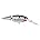 2pcs Flicker Shad Jointed Crankbait, Red Tiger, 1/3 oz, 2 3/4in, 7'-9' Dive Depth