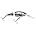 2pcs Flicker Shad Jointed Crankbait, Red Tiger, 1/3 oz, 2 3/4in, 7'-9' Dive Depth