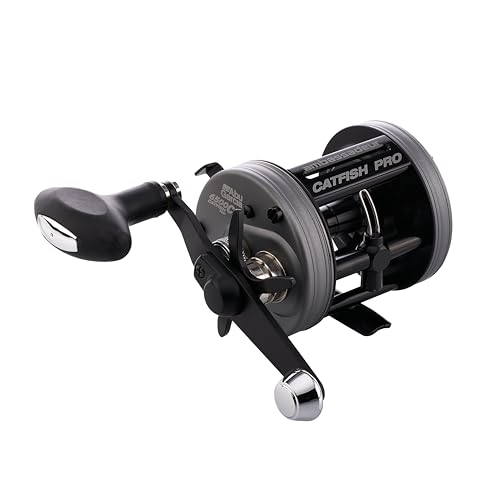 Ambassadeur Baitcast Round Fishing Reel w/ 4 Stainless Steel Ball Bearings + 1 Roller Bearing