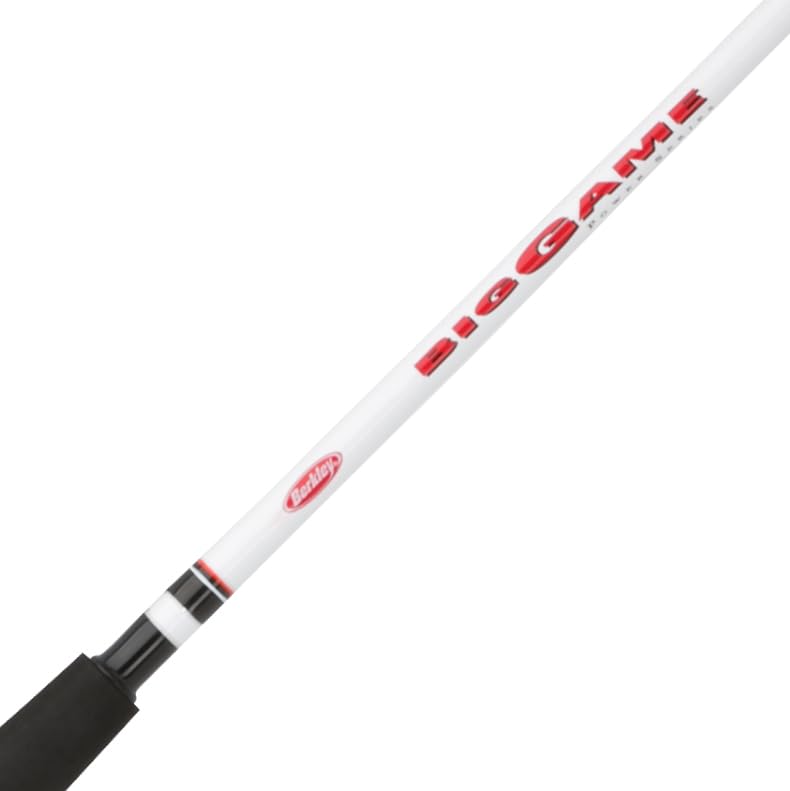 Big Game Spinning Fishing Rod w/ 12-30LB Line Rating-Fiberglass Blank