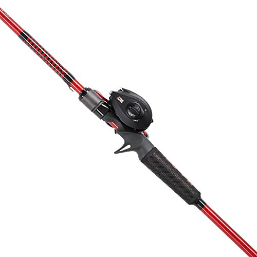 Carbon Low Profile Baitcast Reel and Fishing Rod Combo