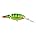 2pcs Flicker Shad Jointed Crankbait, Red Tiger, 1/3 oz, 2 3/4in, 7'-9' Dive Depth