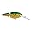 2pcs Flicker Shad Jointed Crankbait, Red Tiger, 1/3 oz, 2 3/4in, 7'-9' Dive Depth