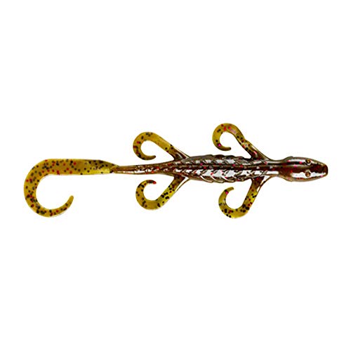 Lizard Ultimate Finesse Lizard Soft Plastic Swim-Bait Bass Fishing Lure w/ Curly Legs & Tail