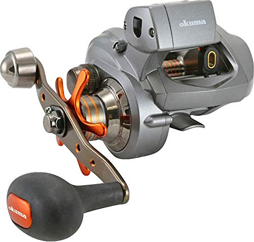 Coldwater LP Line Counter Fishing Reels with Aluminum Handle Arm