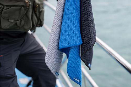 Microfiber Fishing Towels w/ Clip,Waffle Pattern for Effective Cleaning of Fishing Gears