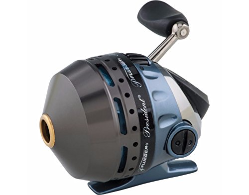 President Spincast Reel,Size 10 Fishing Reel,Right/Left Handle Position,Aluminum Spool