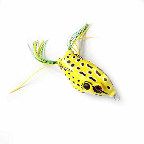 5pcs Frog Lure Ray Frog Topwater Fishing Crankbait Lures/Artificial Soft Bait