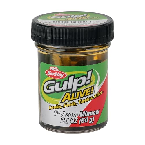 Gulp! Alive! Minnow Fishing Soft Bait - Soaked in Powerful Attractant  2 1/2", 6.9oz