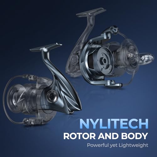 ReKon Saltwater Spinning Fishing Reel – Up to 55LBs Max Drag Big Game Fishing Reel