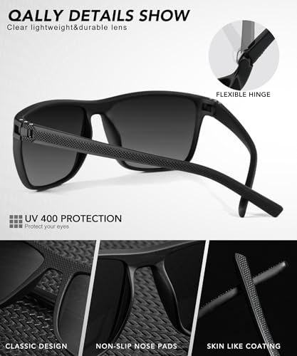 Polarized Sunglasses Men,Mens Sunglasses Polarized UV protection Lightweight Sunglasses