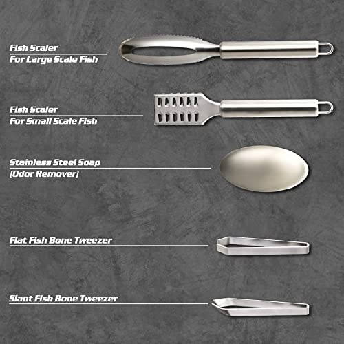 Fish Fillet Knife Set Curved Flex 7"/9" Filet Knife for Filleting & Boning