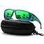 Polarized Sports Sunglasses for Men Women Unbreakable Frame Cycling Fishing