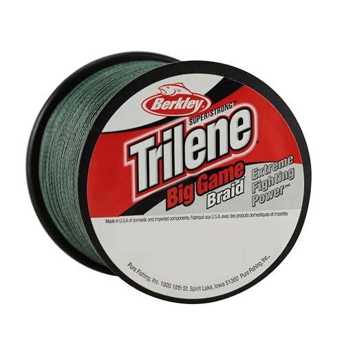 Trilene Big Game Braid Fishing Line - Zero Stretch, Tough and Abrasion Resistant