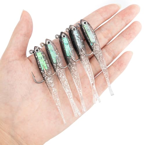 20PCS Premium 7cm Soft Fishing Lure w/ Lead Block Inside & Sharp Hook