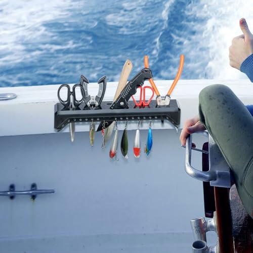 Fishing Tool Holder for Boat,Fishing Hook Knife Pliers Holder for Boat,Marine Tackle Rack Holder