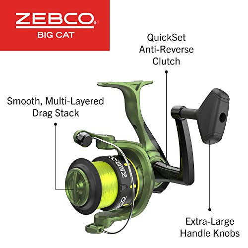 Big Cat Spinning Reel and Fishing Rod Combo