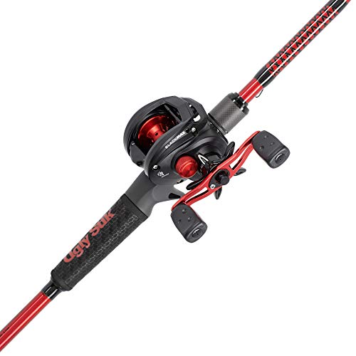Carbon Low Profile Baitcast Reel and Fishing Rod