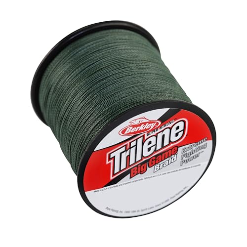Trilene Big Game Braid Fishing Line - Zero Stretch, Tough and Abrasion Resistant