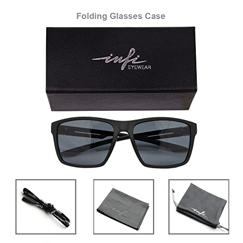 Fishing Polarized Sunglasses for Men Driving Running Golf Sports Glasses Square