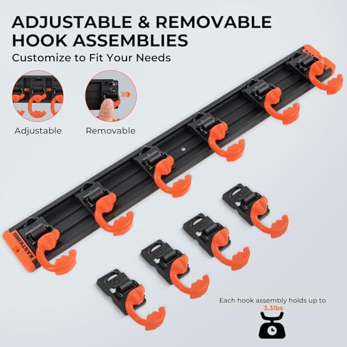 2pcs Pivot Grip Fishing Rod Holder–Adjustable,Space-Saving Wall-Mounted Rod Holder
