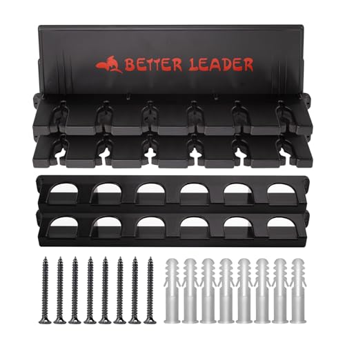 2pcs Vertical Fishing Rod Holder for Garage-Fishing Pole Holders upto 12 Rods