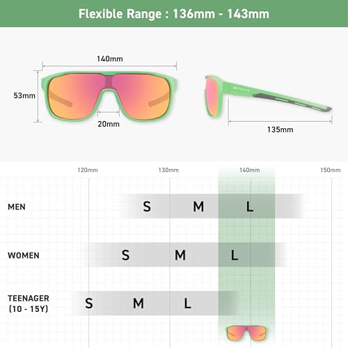 Outdoor Polarized sunglasses UV400 Anti-Seawater Women Men-Running Fishing Sports