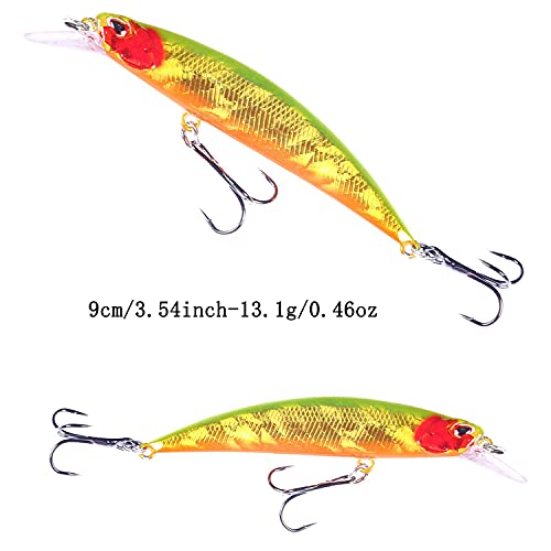 Jerk Baits for Bass Fishing,Jerkbait Fishing Lures,Minnow Lures Jerk Bait