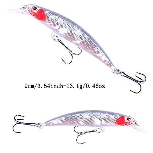 Jerk Baits for Bass Fishing,Jerkbait Fishing Lures,Minnow Lures Jerk Bait