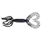 Double Tail Hula Grub Soft Plastic Fishing Bait w/ Free-flowing Rubber Tentacles