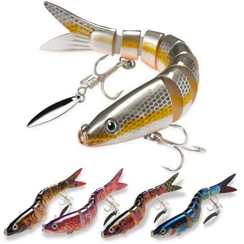 Fishing Lures with Spinner Baits Blades