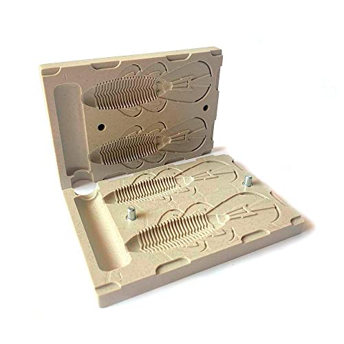 Premium Soft Plastiс Mold Lure Making Injection Molds Fishing Lures 2 Cavity Googan Bandito Bug 4''