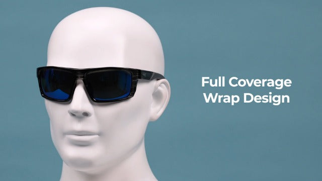 Polarized Bifocal Sunglasses, x1.5 Magnifications,Wrap Around Sport Reader Sunglasses for Men
