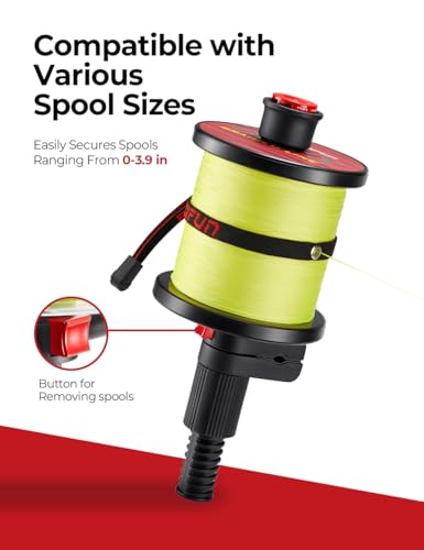 Speed E Fishing Line Spooler, Fishing Reel Spooler Fits Rods, Line Winder for Spinning