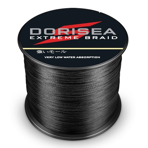 Extreme Braid 100% Pe Black Braided Fishing Line 109Yards-2187Yards 6-550Lb Test Fishing Wire