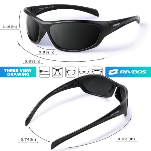 Polarized Sunglasses UV400 Protection for Men's & Women's Fishing, Cycling