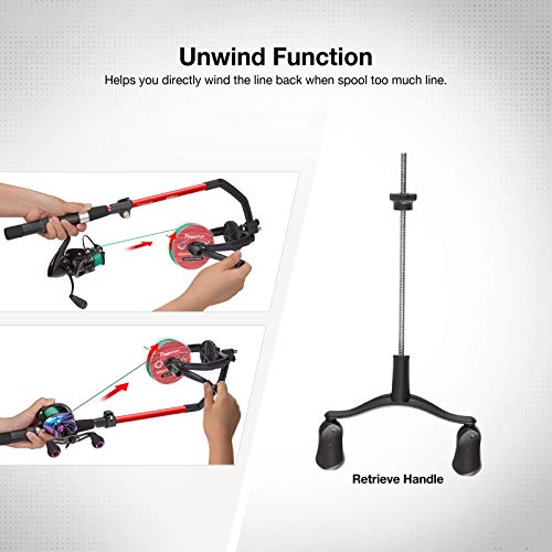 Speed X Fishing Line Winder w/ Unwinding - Spooling Station for Spinning,Cast & Spincast Reels