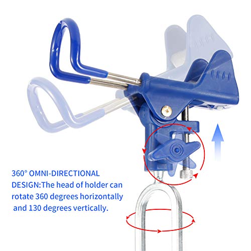 2pcs Fishing Rod Holders for Bank Fishing,Fishing Pole Holders for Ground